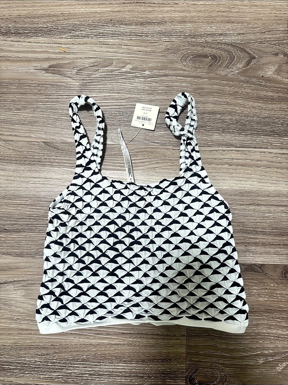 Anthropologie Geometric Black & White Tank Top